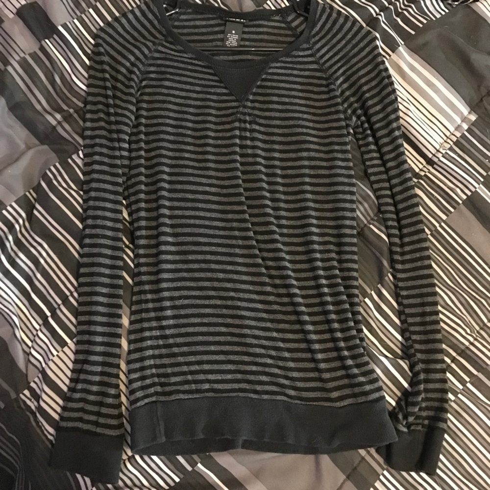 Striped Long sleeve Shirt- Small